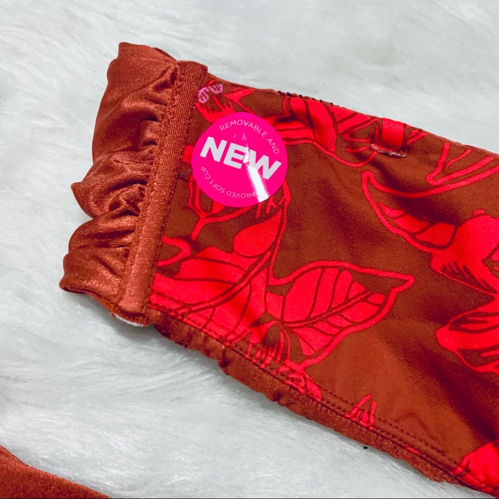 SOLD New Maaji Lurex Reversible Bandeau Bikini Set - Picture 2 of 9